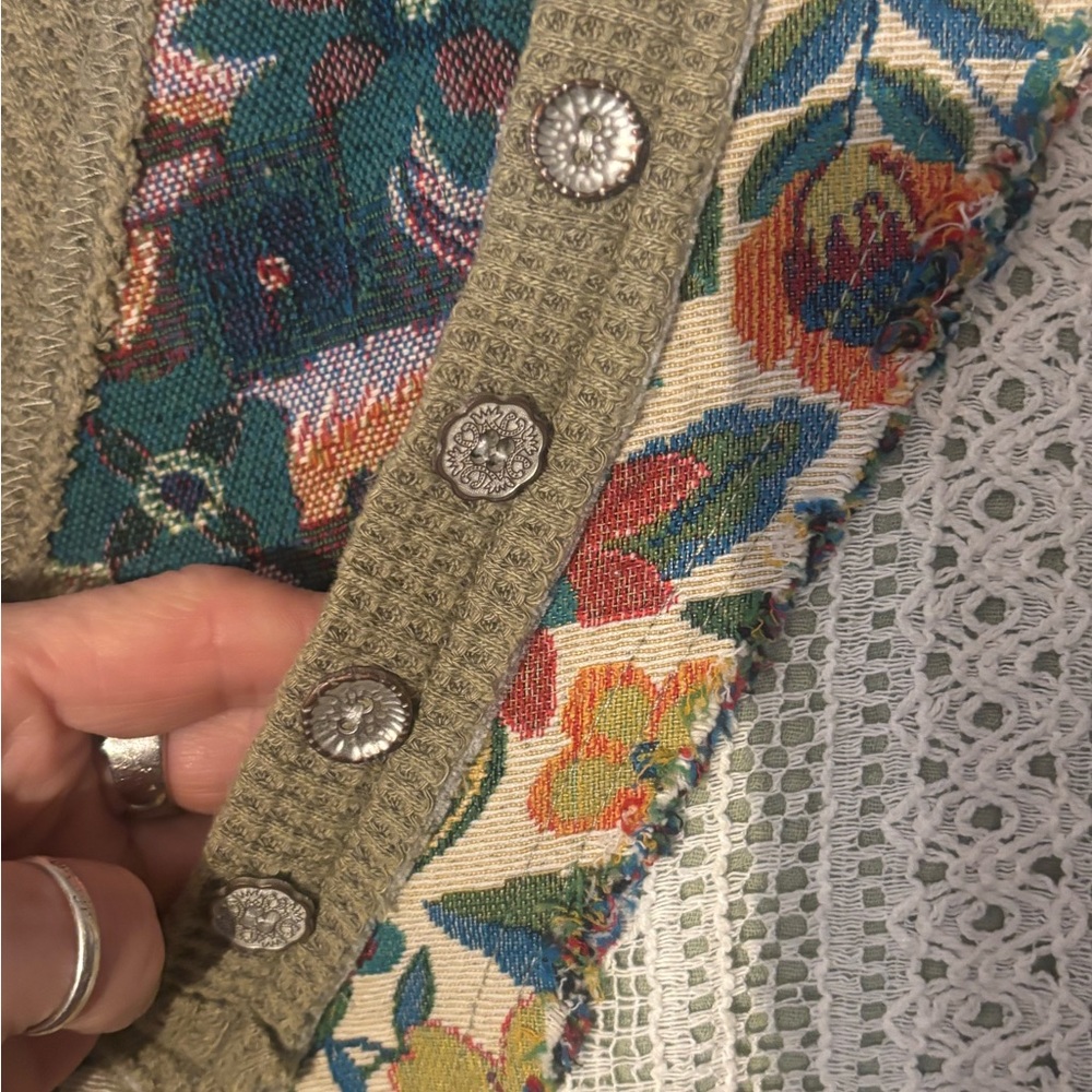 POL Multicolor Patchwork Sweater NWT - image 2